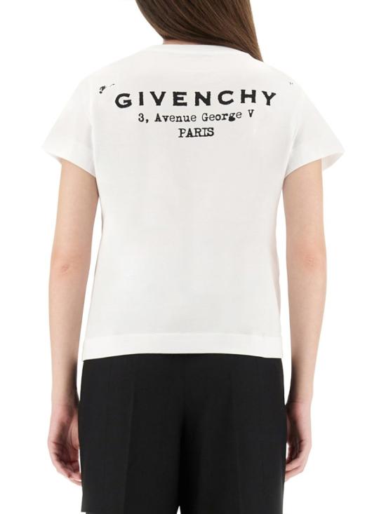 25FW 지방시 탑 BW70FJP75N 100 White - GIVENCHY