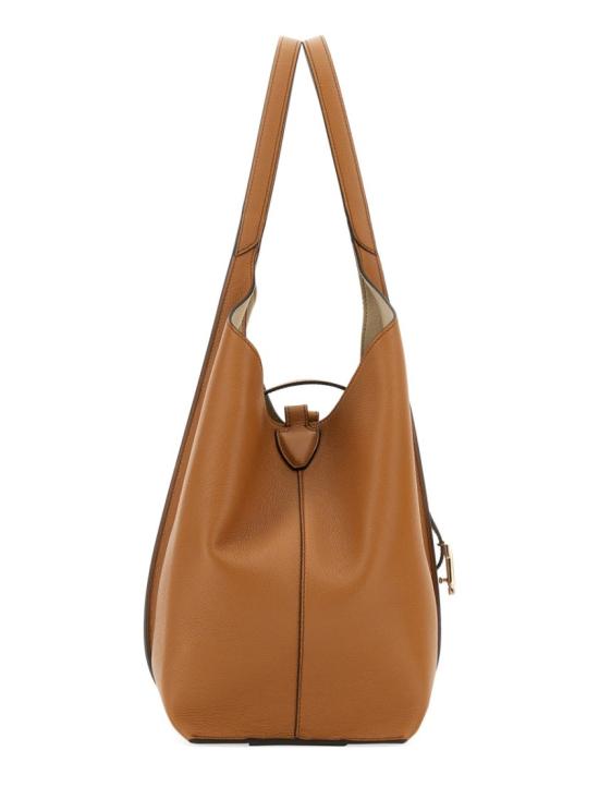 25FW 토즈 T 타임리스 스몰 쇼핑백 XBWTSBA0200 Q8ES410 Brown - TODS