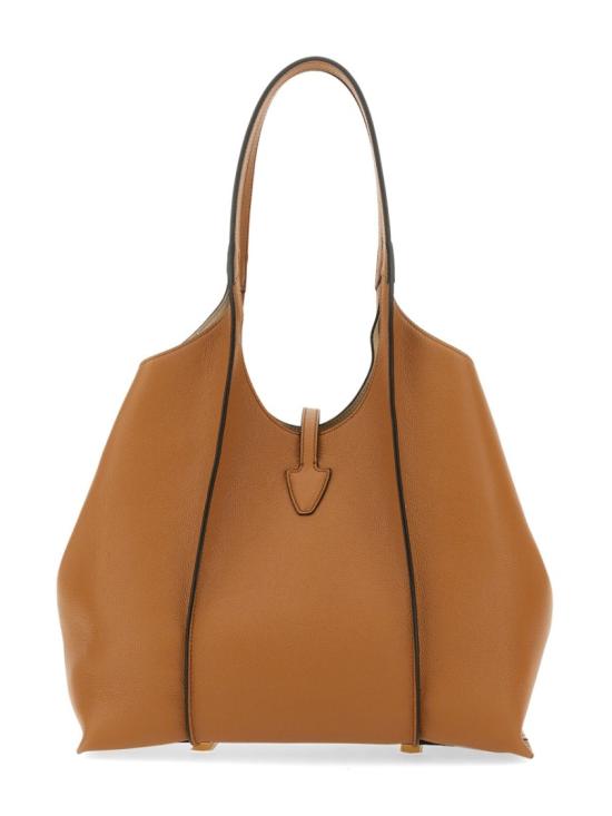 25FW 토즈 T 타임리스 스몰 쇼핑백 XBWTSBA0200 Q8ES410 Brown - TODS