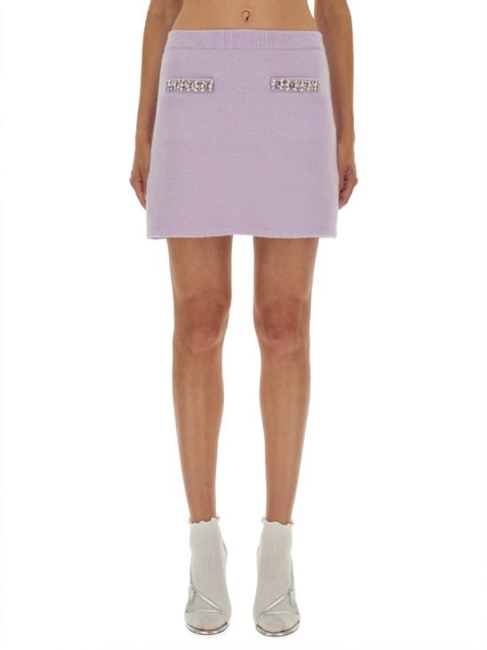 25FW 셀프 포트레이트 숏 스커트 PF25 085SK L LILAC Purple