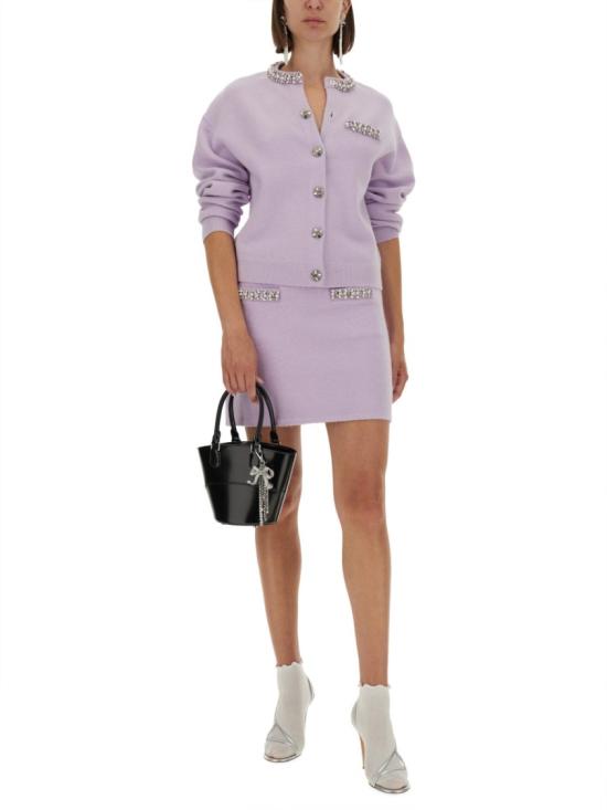 25FW 셀프 포트레이트 숏 스커트 PF25 085SK L LILAC Purple - SELF PORTRAIT