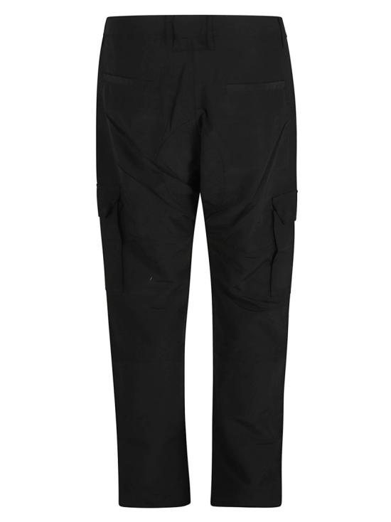  마르셀로 불론 스트레이트 팬츠 CMCF014S23FAB0011001 Black - MARCELO BURLON