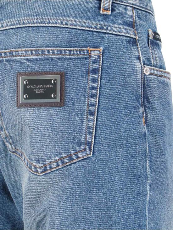 25FW 돌체앤가바나 레귤러 코튼 진 GYJCCD G8NR9S9001 Blue - DOLCE & GABBANA