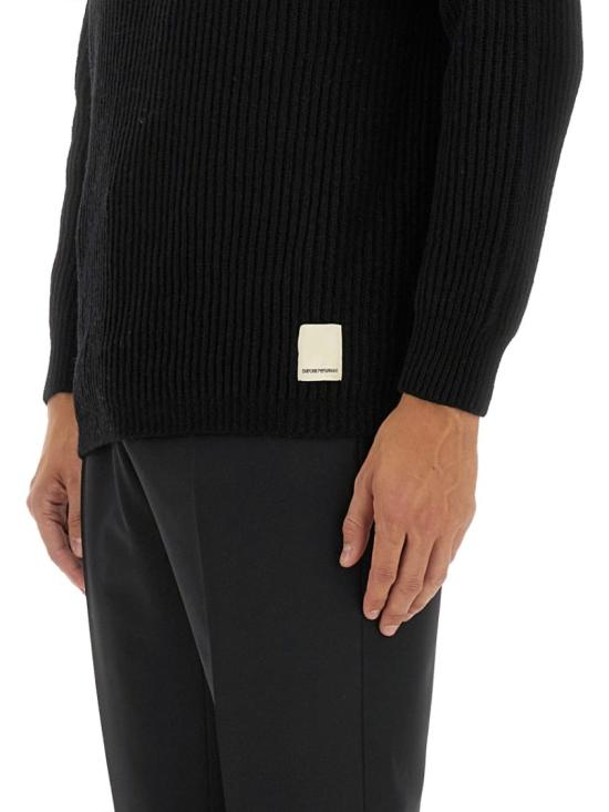  엠포리오 아르마니 스웨터 6D1MZ2 1MH3Z0999 Black - EMPORIO ARMANI