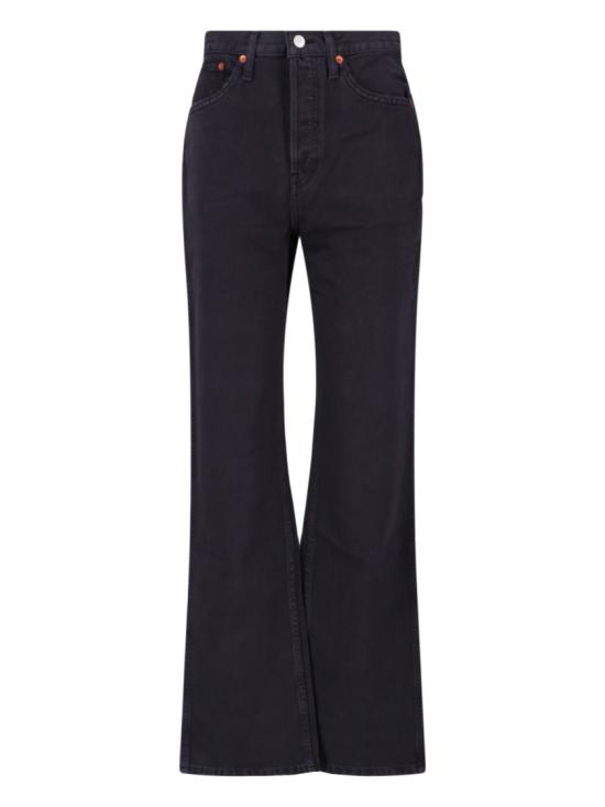 25FW 리던 데님 팬츠 184 3WHRL DWASHED BLACK Black