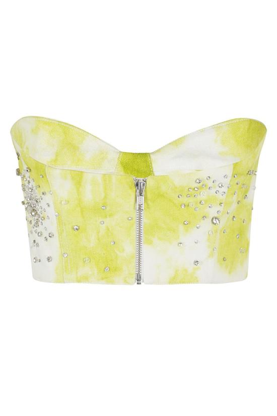  데 펨메스 민소매 티셔츠 DP614 094 Yellow - DES PHEMMES