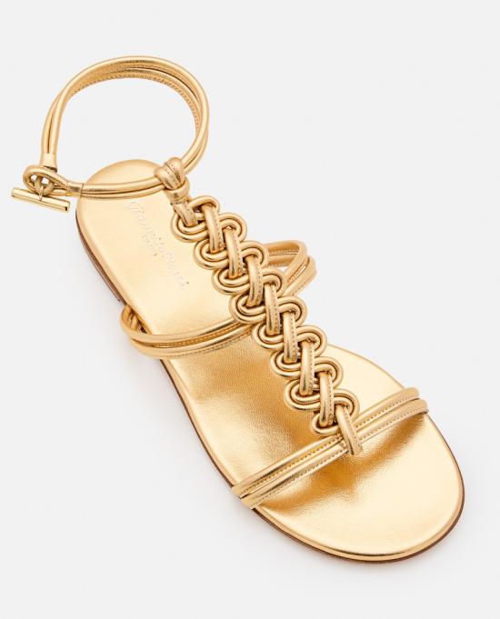 25SS 지안비토로시 샌들 G3242405CUONPSMEKONG Gold - GIANVITO ROSSI