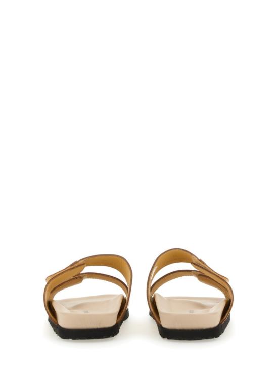  팜앤젤스 샌들 PWIH019 S23LEA0017661 Gold - PALM ANGELS