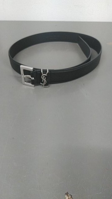  생로랑 모노그램 벨트 634440DTI0E1000 Black - SAINT LAURENT