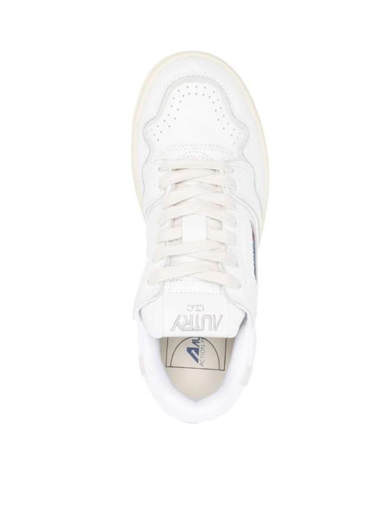 25FW 오트리 CLC 로우탑 레더 스니커즈 ROLWMM15 White - AUTRY