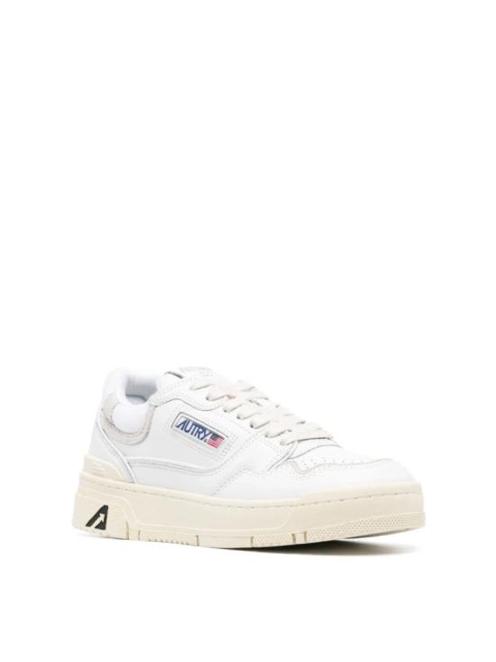 25FW 오트리 CLC 로우탑 레더 스니커즈 ROLWMM15 White - AUTRY