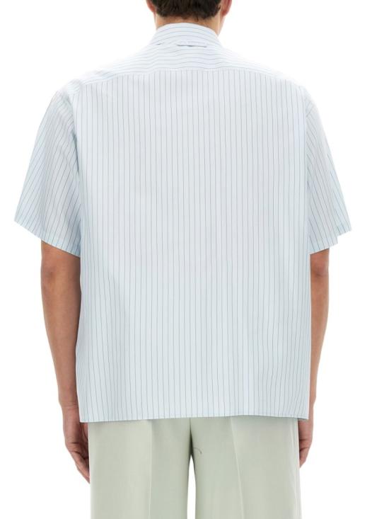  랑방 반팔 셔츠 RM SI0003 5929 E24270 Blue - LANVIN