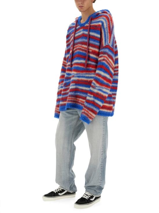 이알엘 후드 티셔츠 ERL07N015 REDBLUE Multicolor - ERL
