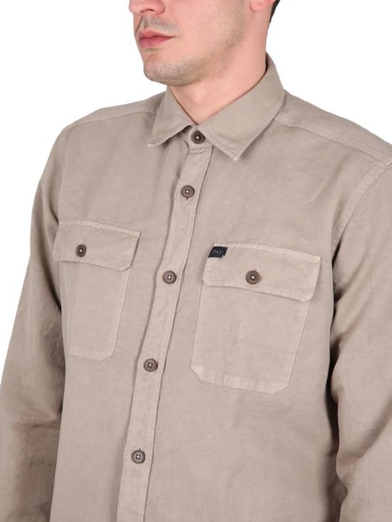  페이 긴팔 셔츠 NCMA146260T VBGC017 Brown - FAY