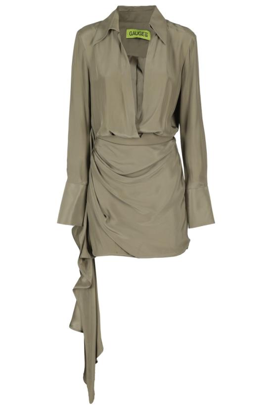  고쉬81 미디 원피스 32325 093 Green