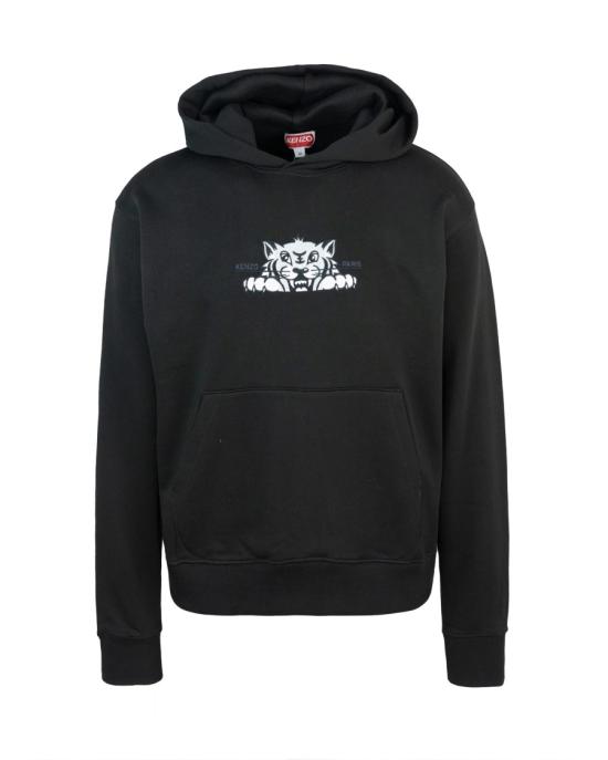 25FW 겐조 후드 티셔츠 3973136 Black