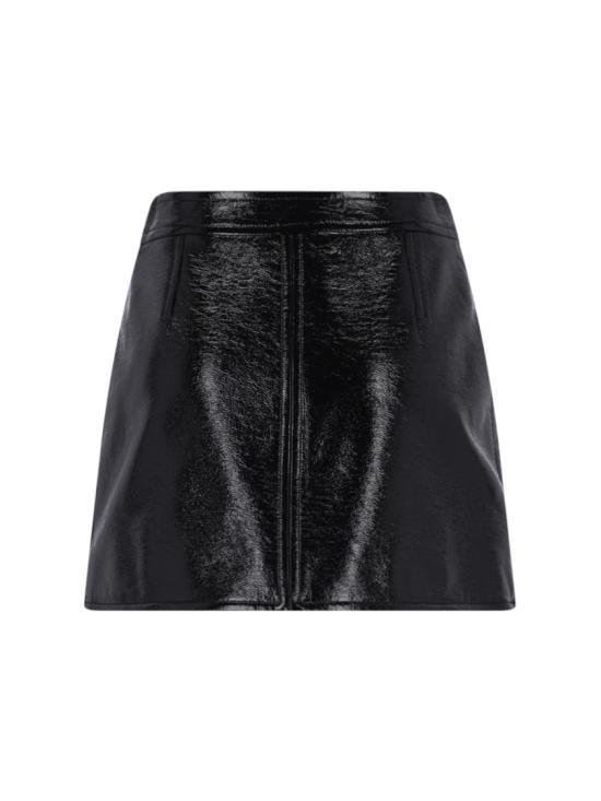 25FW 쿠레쥬 숏 스커트 PERCJU001VY00149999 Black - COURREGES