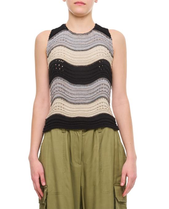  비텔리 민소매 티셔츠 PSS24VIT147J9 Multicolor