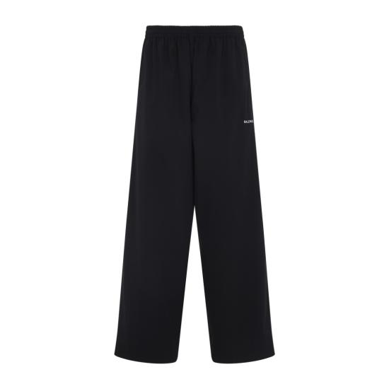 25FW 발렌시아가 로고 트라우저 838823 TRO31 Black