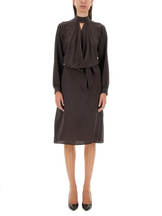  키톤 미디 원피스 D58336 K0597A01 Brown