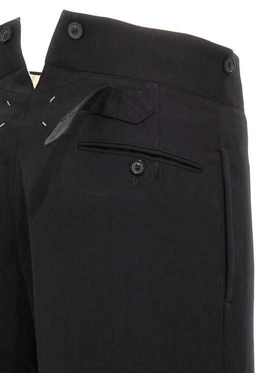 24FW 마르지엘라 스트레이트 팬츠 S50KA0654M35032900 Black - MAISON MARGIELA