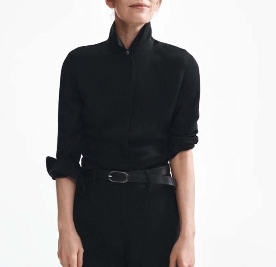  띠어리 레귤러 벨트 이론 오블롱  블랙 - THEORY