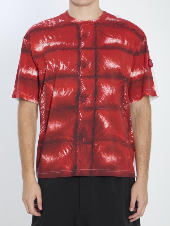 25FW MONCLER X ASAP ROCKY 반팔 티셔츠 K20978C00001 RED