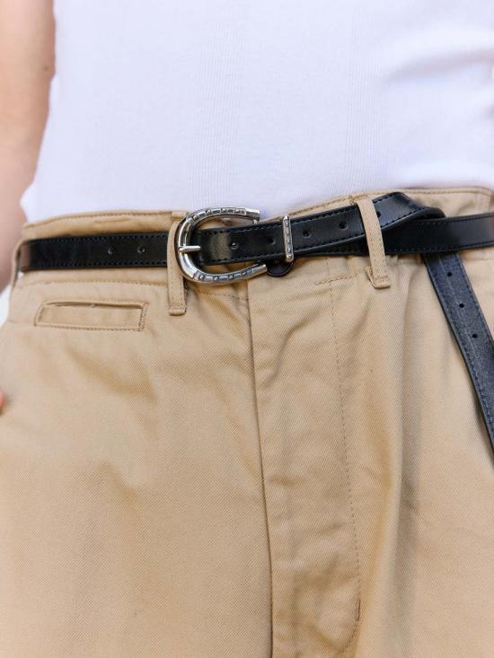  더 레터스 스트레이트 팬츠 레터스 코튼 트윌 워크 팬츠 카키 - THE LETTERS