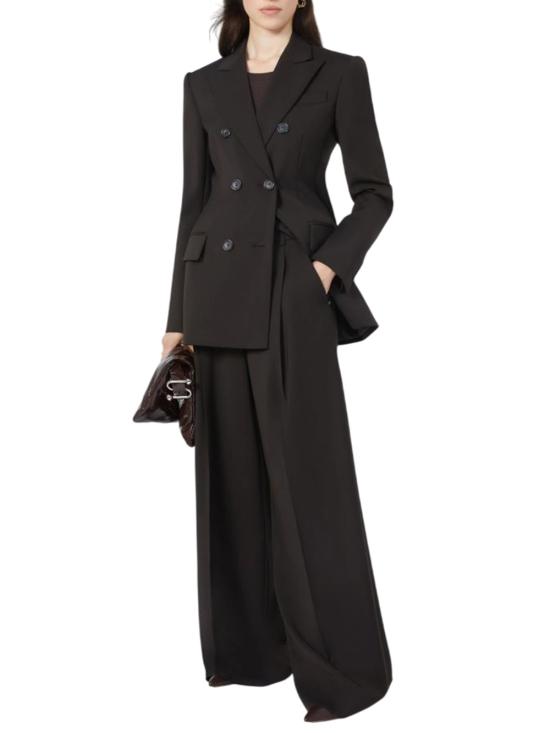 25FW 스포트막스 스트레이트 팬츠 2522136021600 MARRONE SCURO - SPORTMAX