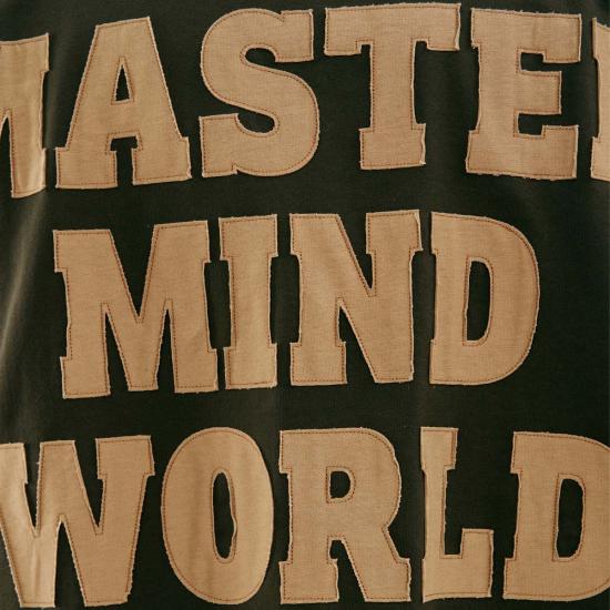  마스터마인드 반팔 티셔츠 소매에 로고가 있는  월드 티셔츠 (녹색) - MASTERMIND