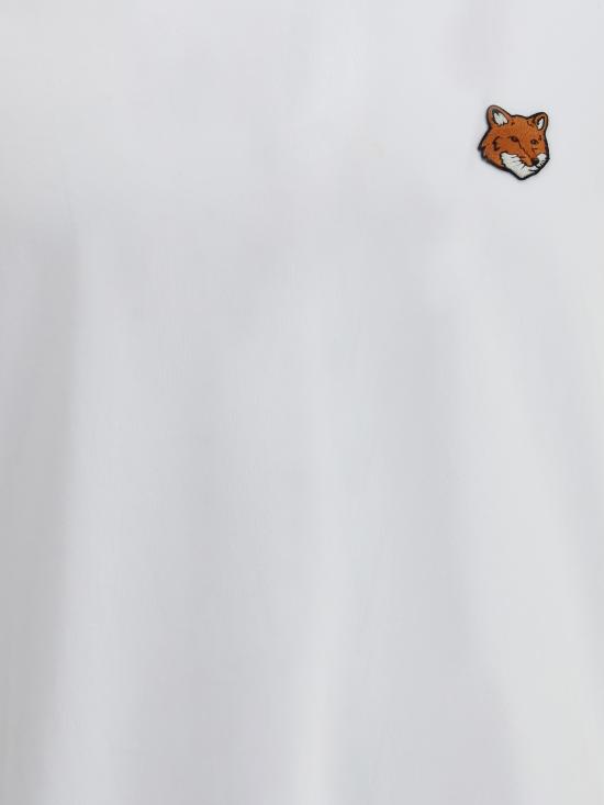 26SS 메종키츠네 폭스 헤드 레귤러 티셔츠 PM00107KJ7026 P100 WHITE - MAISON KITSUNE
