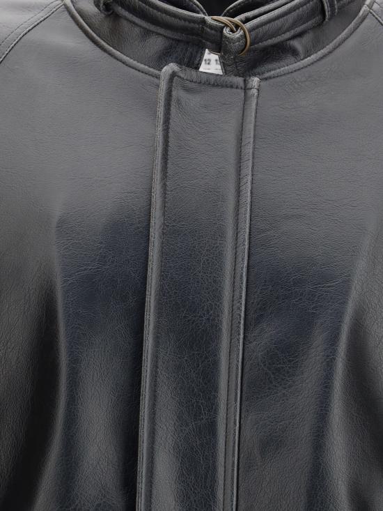 25FW MM6 메종마르지엘라 자켓 SH2AM0053M35455 900 BLACK - MM6 MAISON MARGIELA