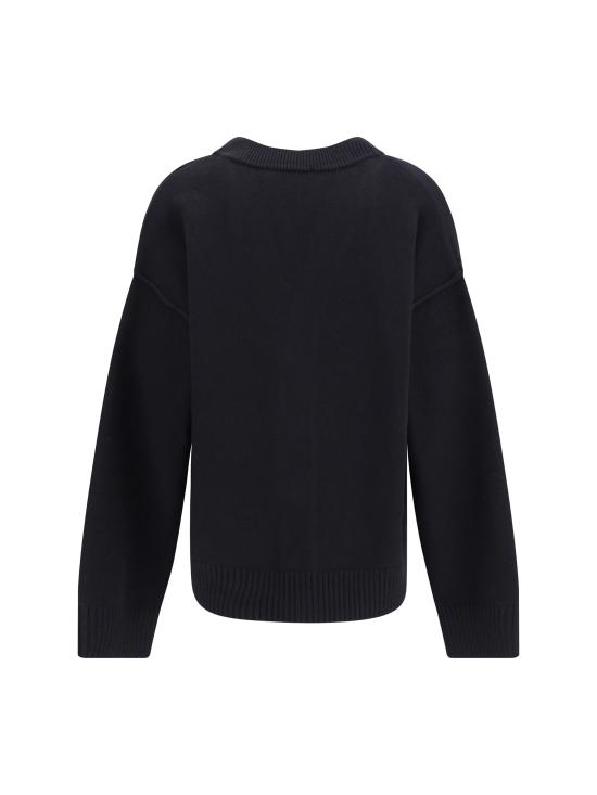 26SS 아미 스웨터 UKC367018 009 BLACK - AMI