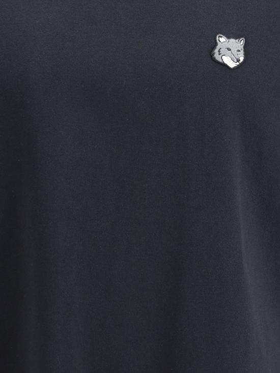 26SS 메종키츠네 폭스 헤드 컴포트 티셔츠 PM00108KJ7025 P199 BLACK - MAISON KITSUNE