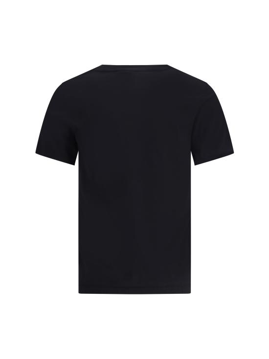 25FW 메종키츠네 폭스 헤드 레귤러 티셔츠 PW00113KJ7026 P199 BLACK - MAISON KITSUNE