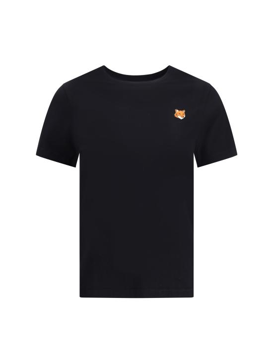 25FW 메종키츠네 폭스 헤드 레귤러 티셔츠 PW00113KJ7026 P199 BLACK