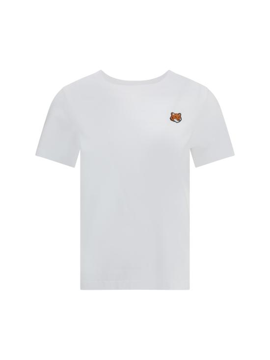 25FW 메종키츠네 폭스 헤드 레귤러 티셔츠 PW00113KJ7026 P100 WHITE