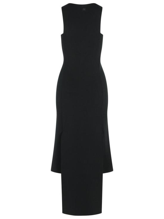 25FW 쿠레쥬 미디 원피스 425MRO742FI00019999 Black - COURREGES