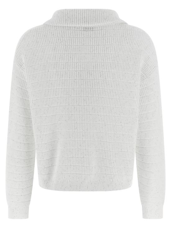 25FW 브루넬로 쿠치넬리 폴로 티셔츠 MDV754005CJ159 White - BRUNELLO CUCINELLI