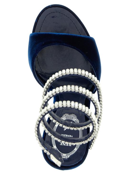 25FW 르네 카오빌라 샌들 C12610105VL01X121 Blue - RENE CAOVILLA