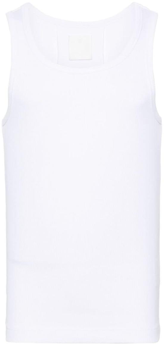  지방시 민소매 티셔츠 BM71KY3YLE100 WHITE