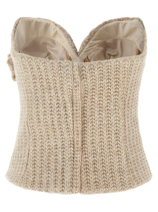 25FW 쥬세페 디 모라비토 이브닝 티셔츠 05FWTO352F0530323 Beige - GIUSEPPE DI MORABITO