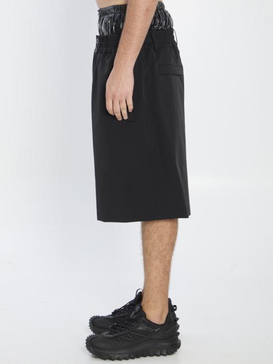 25FW Moncler X Asap Rocky 숏팬츠 4768931 K24042B00001 M7556 999 Black - OTHER BRANDS