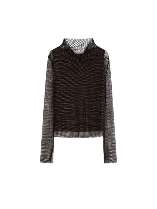 25FW 스포트막스 긴팔 티셔츠 95914 2522946061600 95350 Black