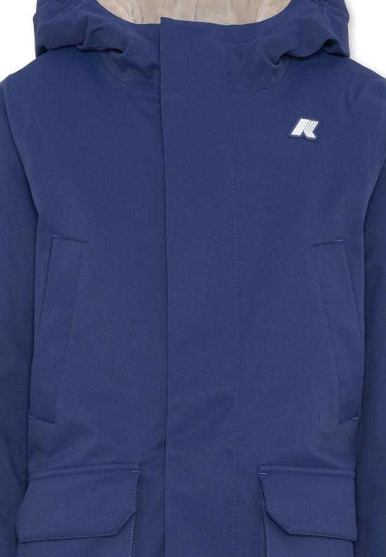 25FW [키즈] 까웨 패딩 K1128HW B2B BLUE - K-WAY