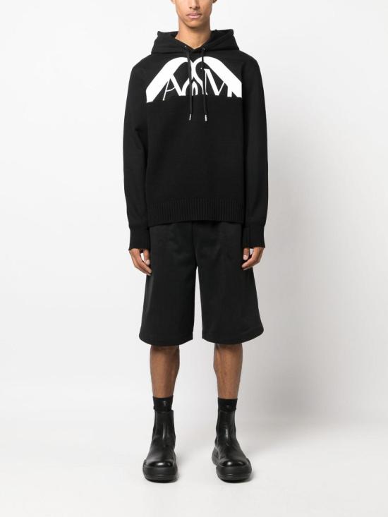  알렉산더 맥퀸 후드 티셔츠 760764Q1XIL1011 Black - ALEXANDER MCQUEEN
