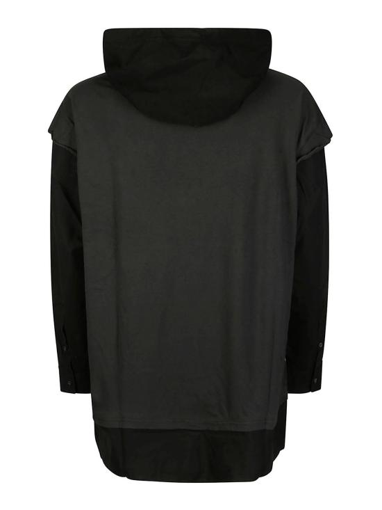  MM6 메종마르지엘라 후드 티셔츠 S52NH0010STJ381955 Black - MM6 MAISON MARGIELA