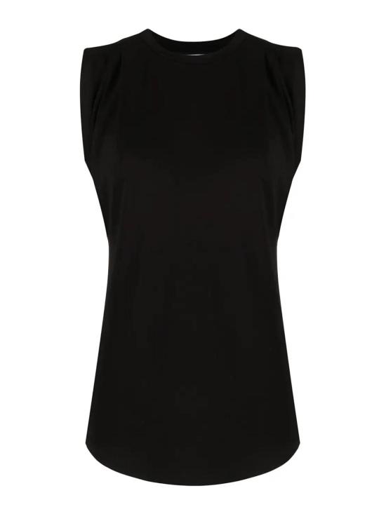  마이클 코어스 민소매 티셔츠 MF351317AW001 Black