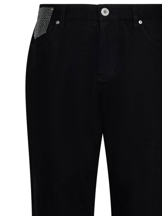  발망 스트레이트 팬츠 BH0MI044DD76EHV Black - BALMAIN