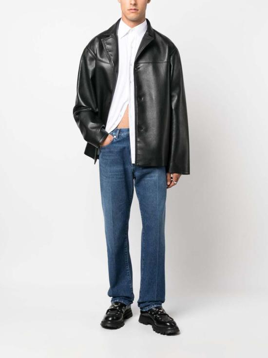  베르사체 스트레이트 팬츠 10108161A079871D520 Blue - VERSACE